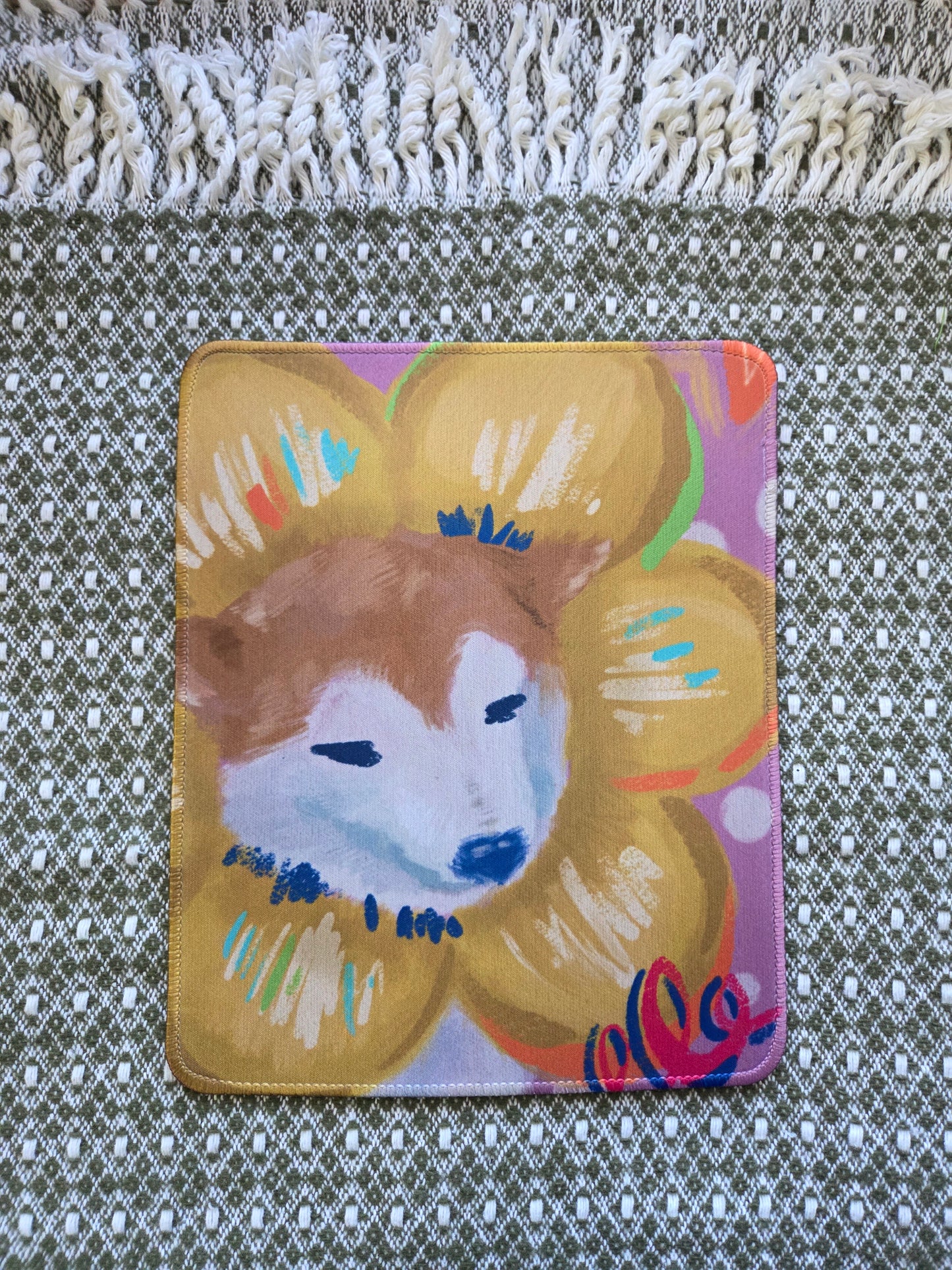 ⟡ Flower Shiba Mouse Pad