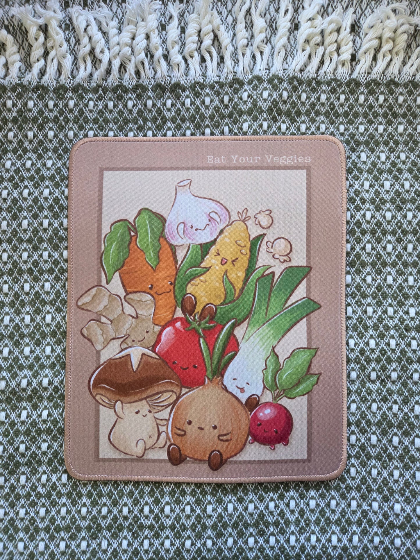 ⟡ Eat Your Veggies Mouse Pad
