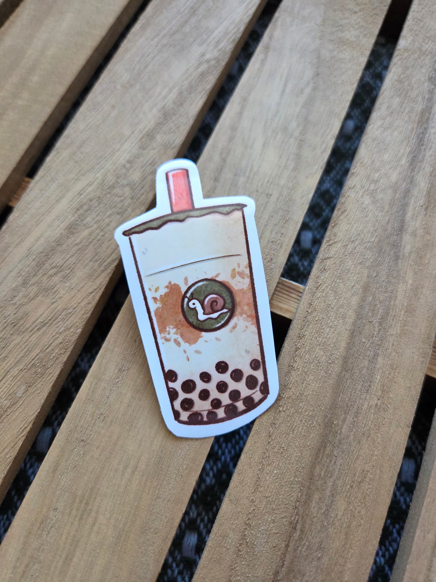 ☆ Snail Boba Sticker