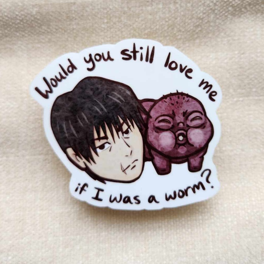 ☆ JJK Toji + Worm Sticker