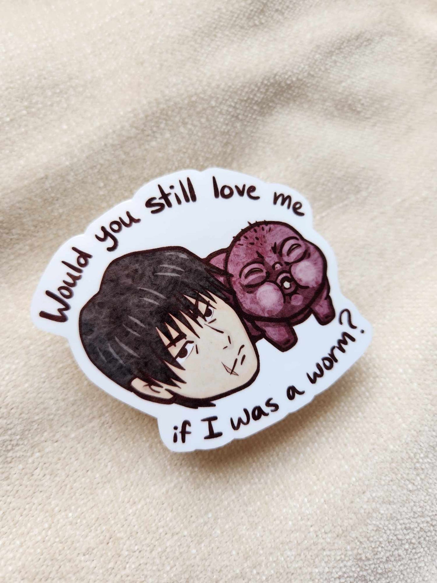 ☆ JJK Toji + Worm Sticker