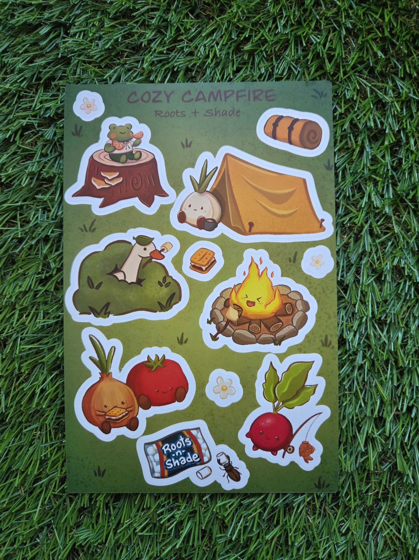 Cozy Campfire Sticker Sheet