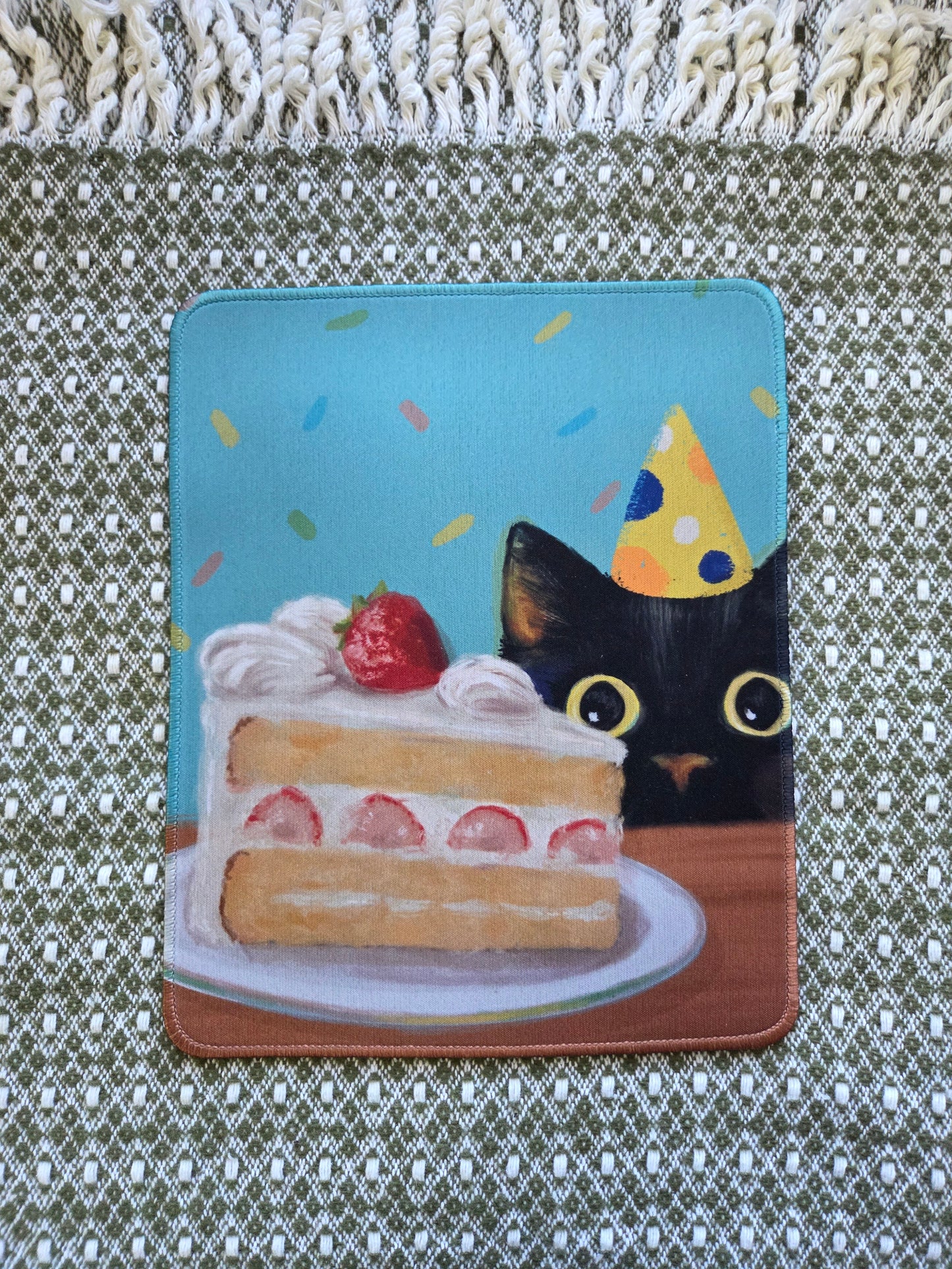 ⟡ Birthday Cat Mouse Pad