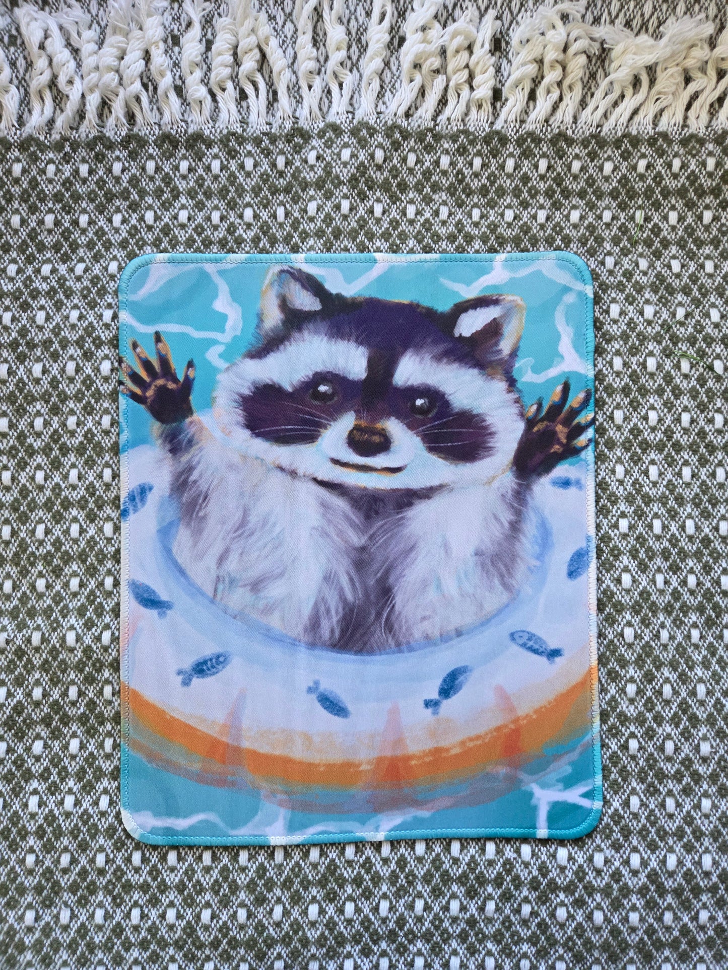 ⟡ Summer Raccoon Mouse Pad