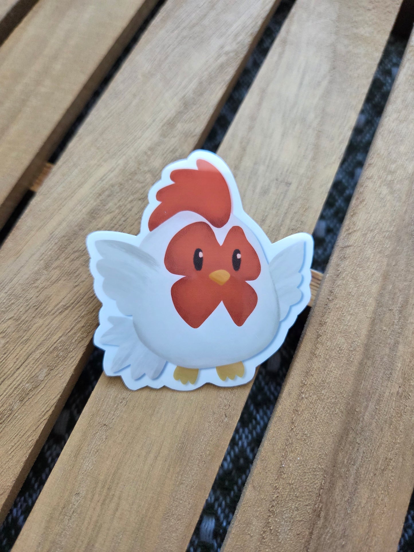 ☆ Retro Chicken Sticker