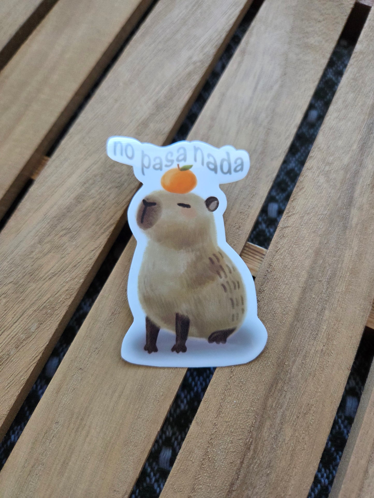 ☆ No Pasa Nada Capybara Sticker