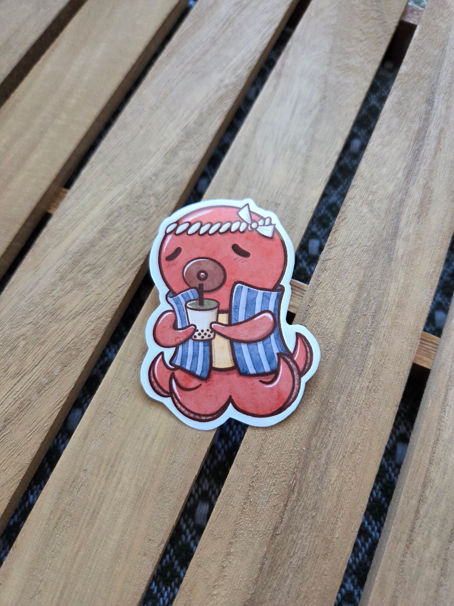 ☆ Takoyaki Salesman Sticker