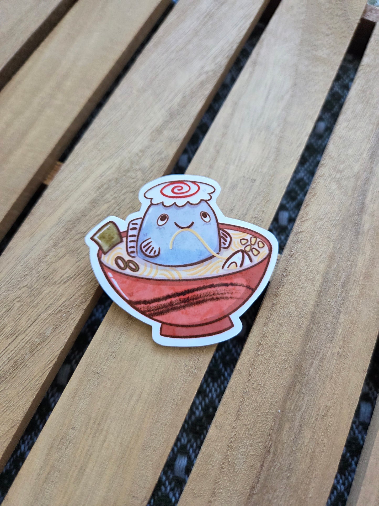 ☆ Ramen Fish Sticker