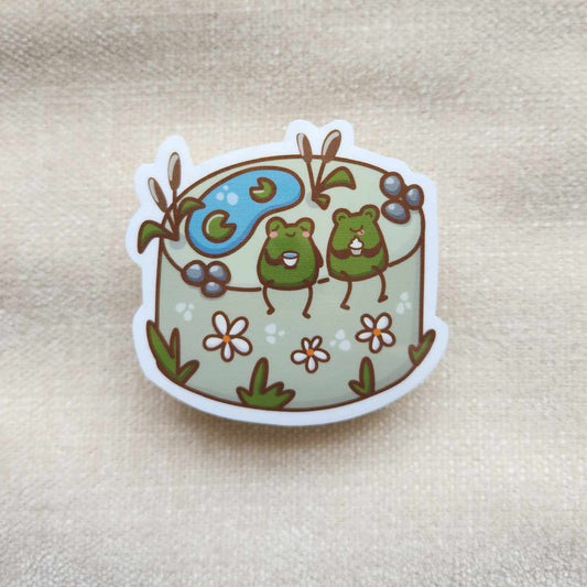 ☆ Froggy Cake Sticker