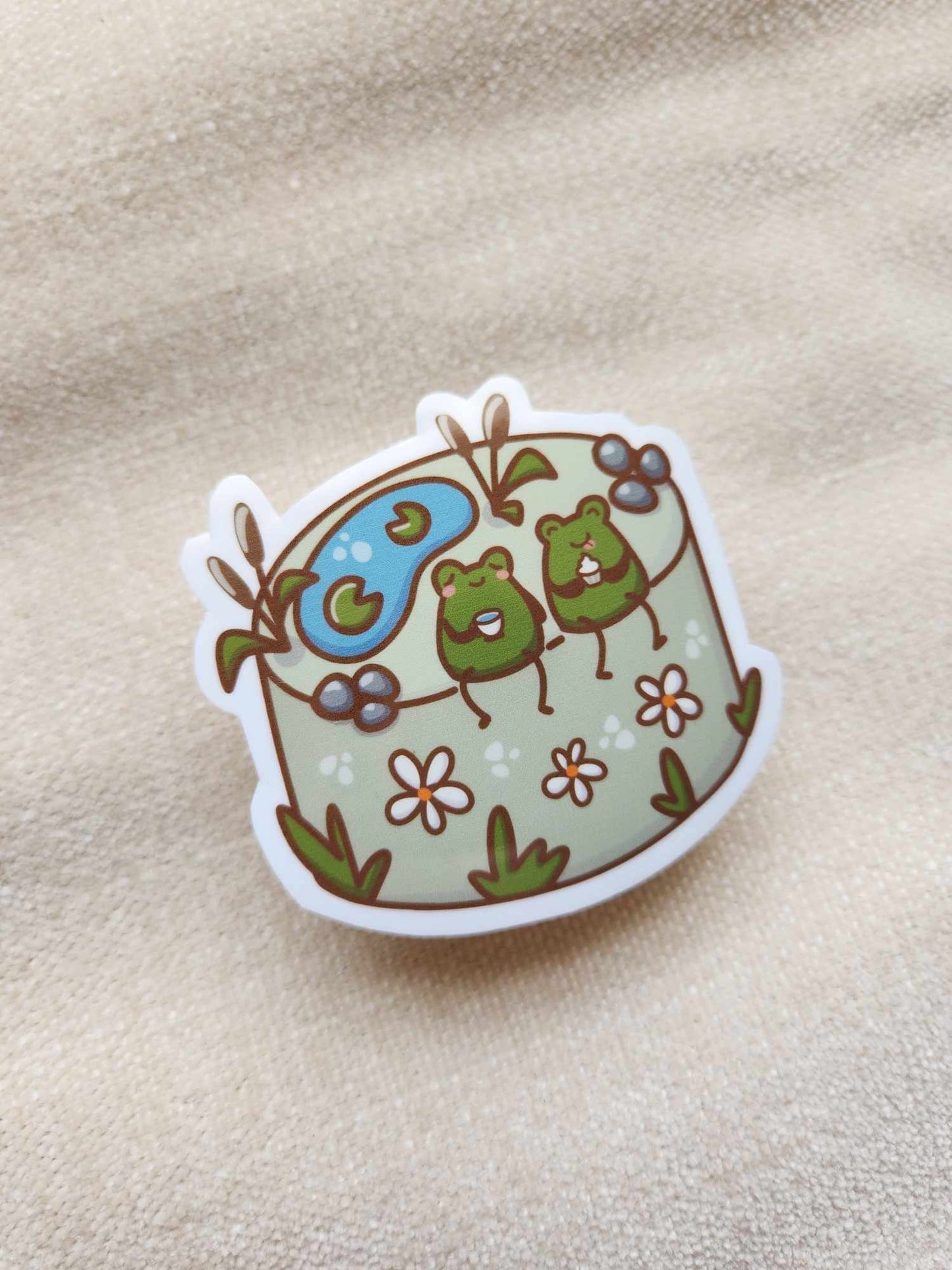 ☆ Froggy Cake Sticker