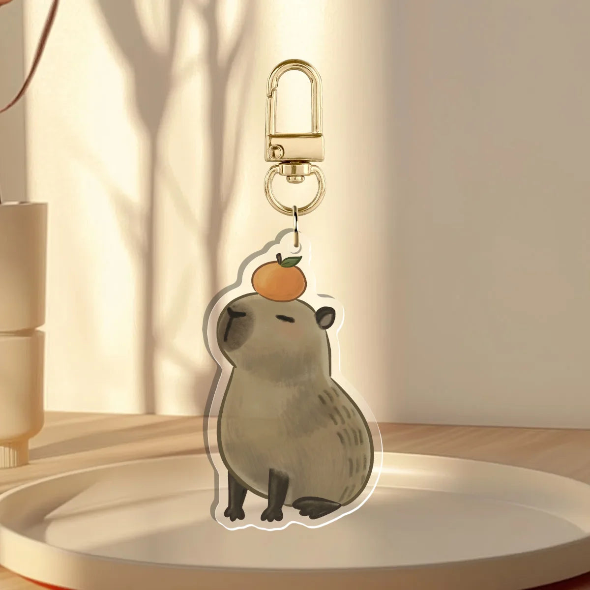 Capybara Acrylic Keychain