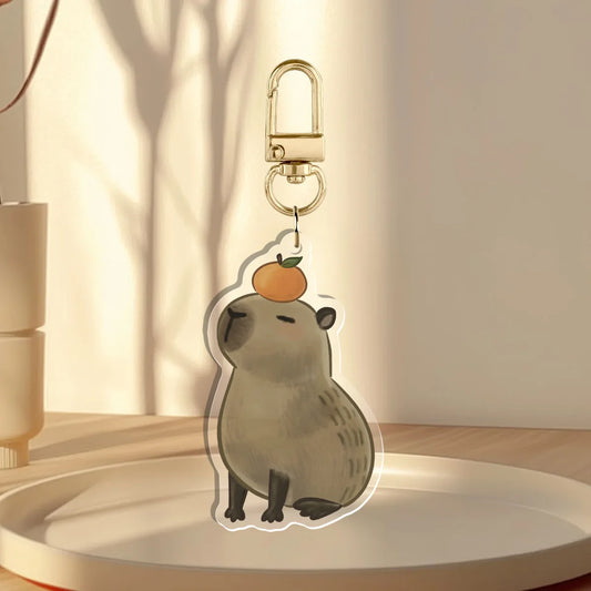 Capybara Acrylic Keychain